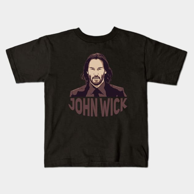 John wick Kids T-Shirt by Nana On Here